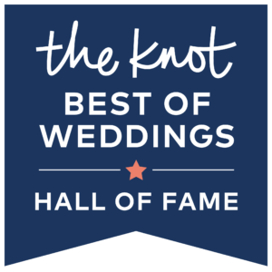 HOF_Badge_Print(500x500) The Knot Best of Weddings Hall of Fame